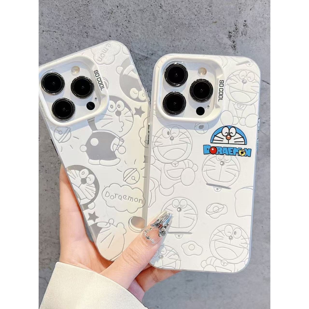 Dibujos animados Japón y Corea del Sur Aplicable Apple 16Promax Funda para teléfono móvil Personalidad Yuan Qi Shell iPhone15/14/13 Nuevo 12