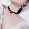 Accessory, choker, necklace, retro chain for key bag , Gothic