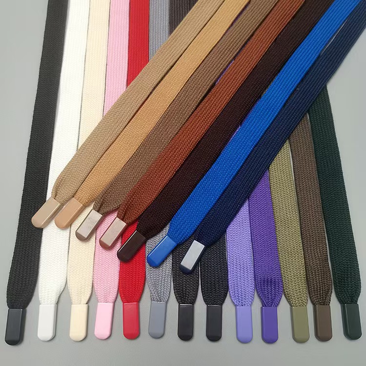 新款1.5宽空心化纤棉黑白彩色金属头休闲裤腰卫衣帽绳现货