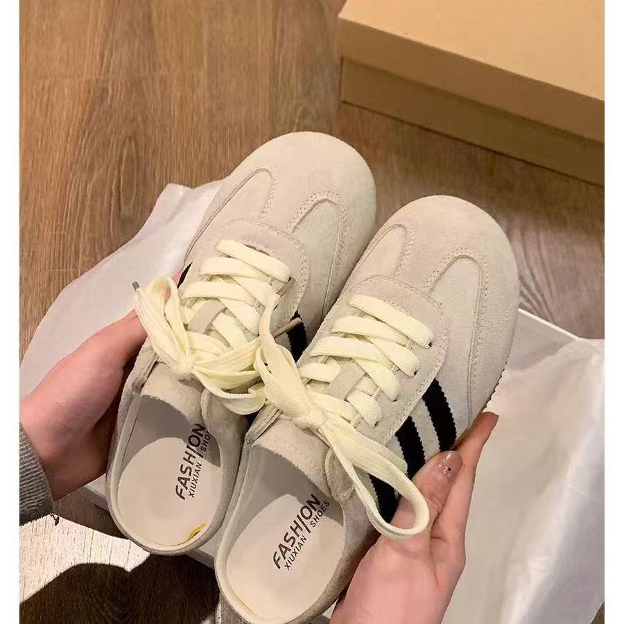 Pink Closed-Toe For Women, Outdoor Wear, Internet Celebrity Hot Fashion, Casual Lace-Up German Training Shoes,_vogvips.com