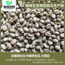 云南恒楚咖啡,咖啡生豆,小圆米,12-14目,卡迪姆,咖啡加工