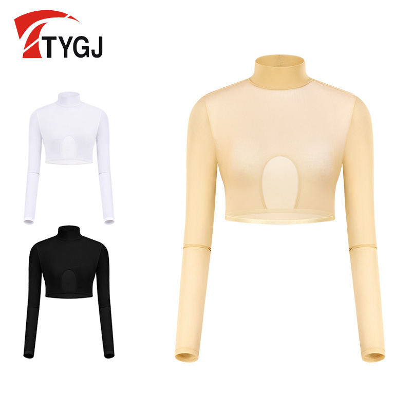 Golf Women's Cool Summer Turtleneck Sun Protection T-Shirt Uv Protection T-Shirt Golf Intimates Wholesale