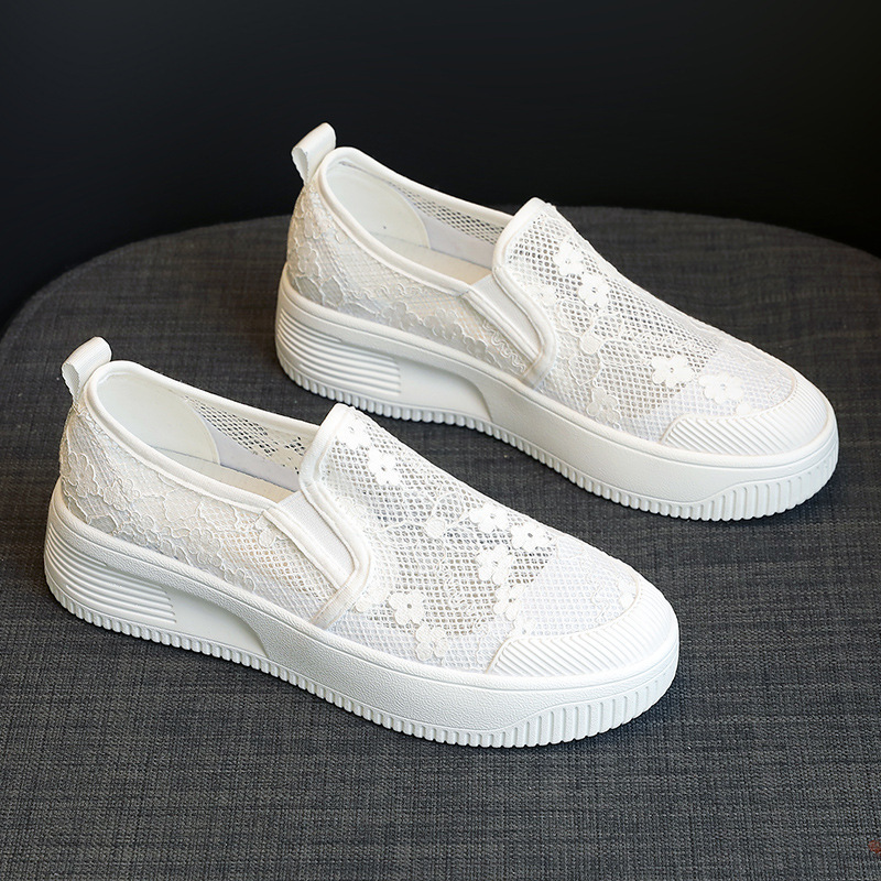 Cross-border New plus size Women's Shoes Chanel Style Fisherman's Shoes Summer Mesh Slip-on Lazy Shoes Flat Pregnant Women's Shoes Cross-border New plus size Women's Shoes Chanel Style Fisherman's Shoes Summer Mesh Slip-on Lazy Shoes Flat Pregnant Women's Shoes