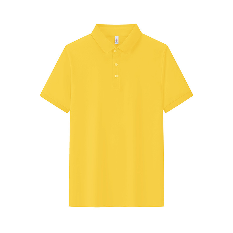 Business 7A antibacteriano Solo fresco antiarrugas color sólido solapa de manga corta ropa de trabajo camiseta de polo camisa POLO personalizada