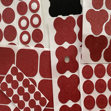 厂家供应锂电池18650青稞纸面垫 1-4联红钢纸绝缘垫片 规格齐全