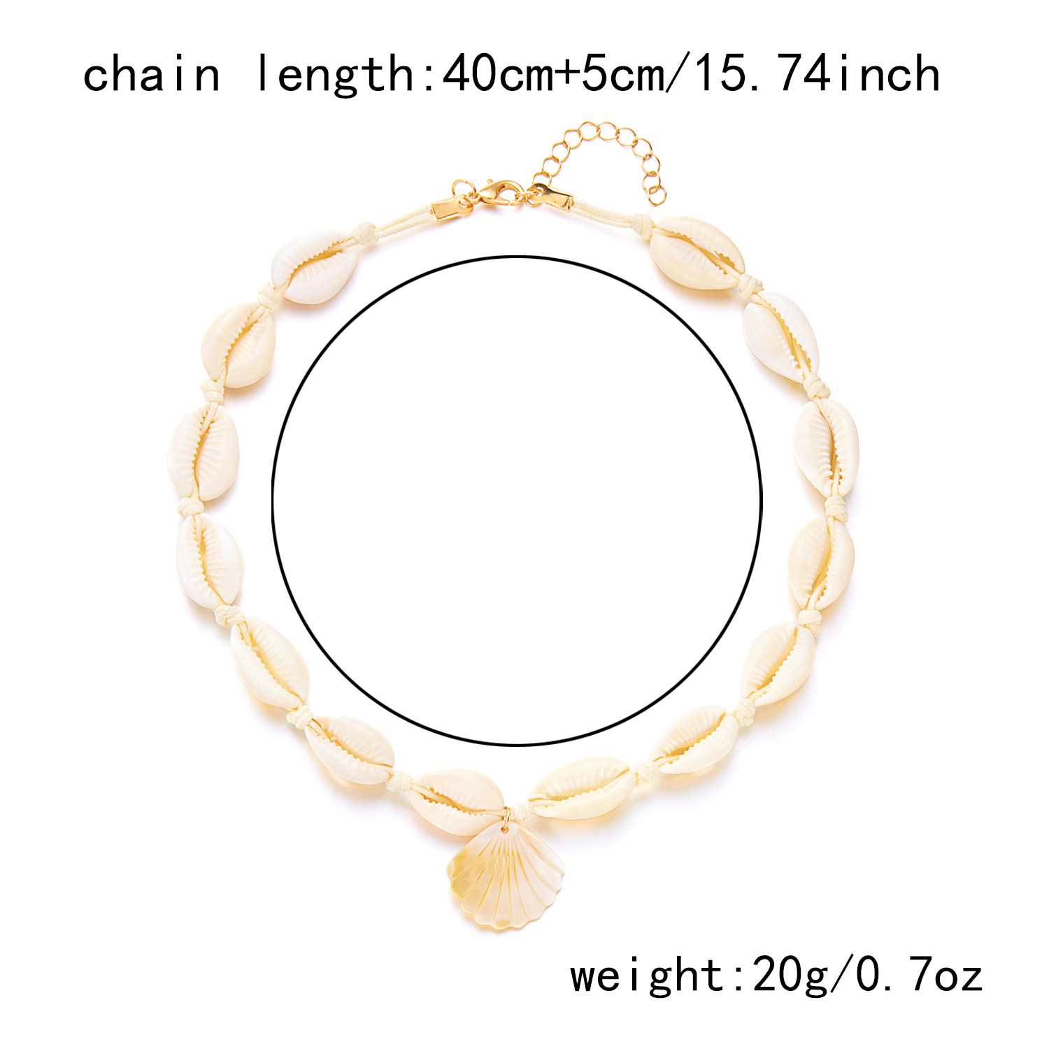 25g Weight Lobster Trigger Clasp Closure Clasp Closure Type Shell Pendant Material Pendant Necklace Classification Shell Chain Material 1 Piece Quantity Holiday, Travel Occasion Alloy, Shell Material Shell Pattern All Seasons Season Women's Gender Beach Style Beach Shell Alloy Shell Lobster Trigger Clasp Closure Pendant Necklaces Wholesale 无