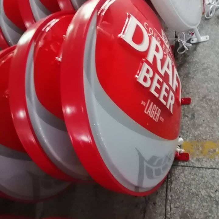 制作圆球形灯箱起鼓形灯箱半球形灯箱旋转式吸塑灯箱锅形广告灯箱