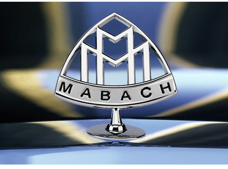Suitable for Mercedes-Benz Maybach Original Car Logo S450 S480S Class Gls600 Modified Car Logo Maybach Vertical Logo