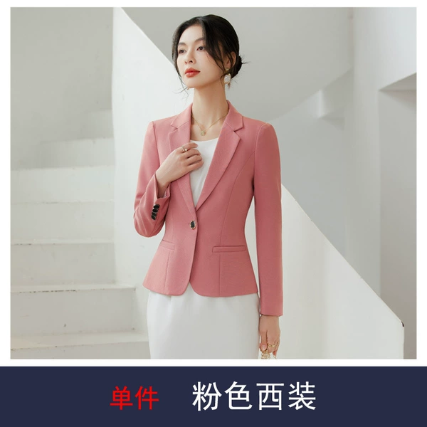 Fuchsia classic suit jacket