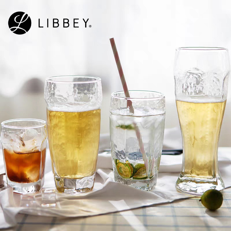 Libby Knight Glass Hammer Fruit Juice Drink Glass Beer Glass Multifunctional Water Glass Whiskey Glass Milk Glass
