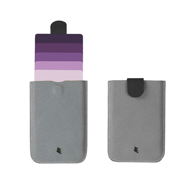 Aloko DAX 2,0 nuevo bolso de la tarjeta en capas extraíble monedero portátil tarjeta de visita bolsa delgada multi-titular de la tarjeta