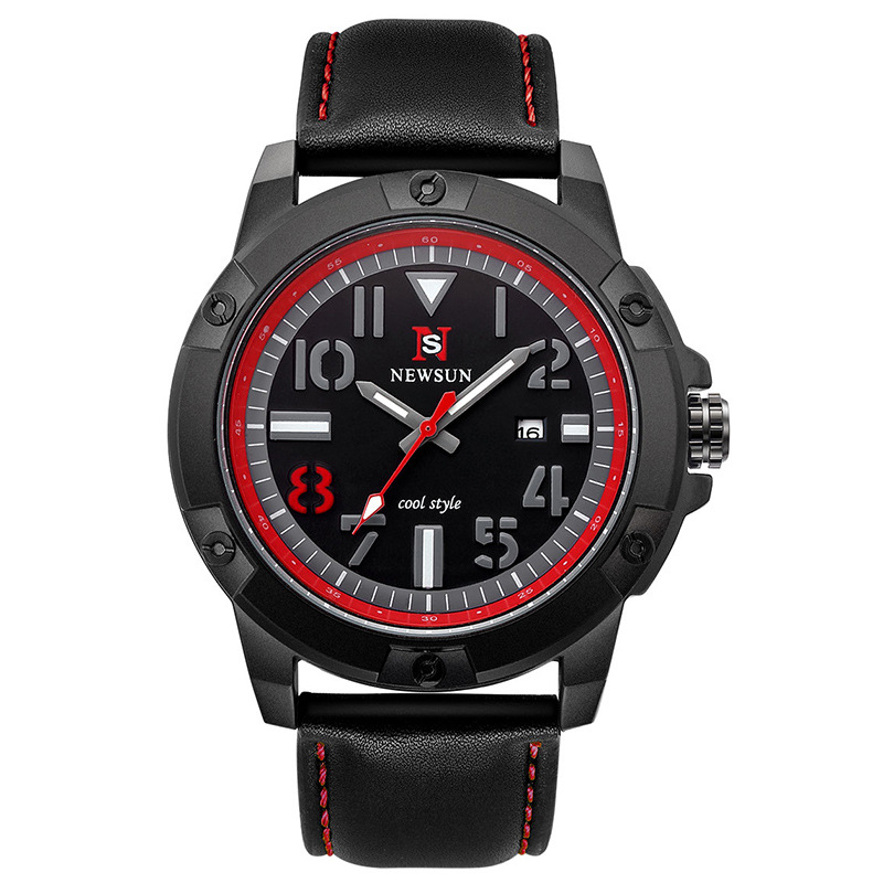 Men's Watch Big Dial Trendy Men's Personality Creative Calendar Sports Fashion Trend Student Watch N914_voghion.com