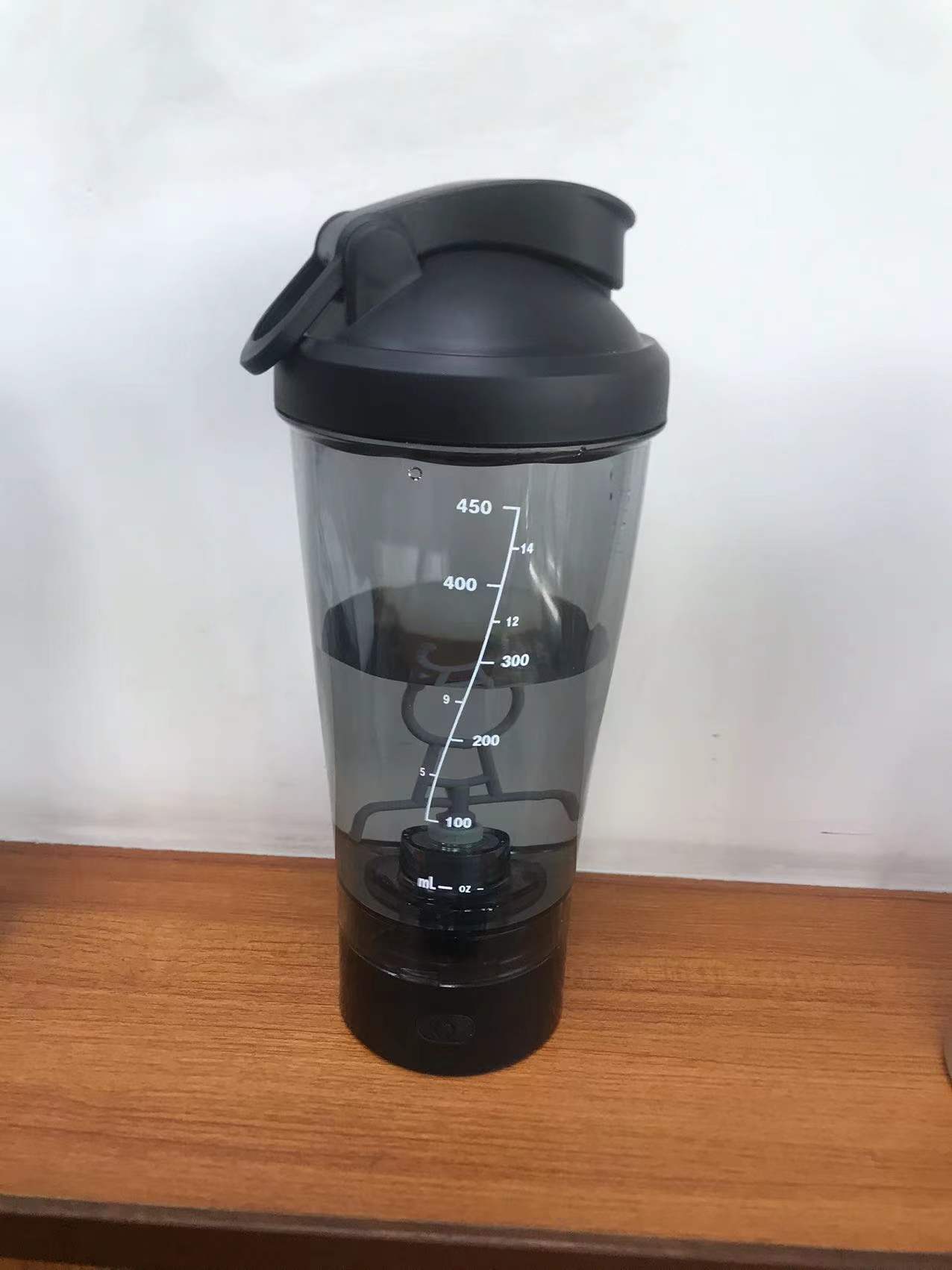 450 taza de mezcla eléctrica patrón espiral vórtice proteína polvo sacudida Copa fábrica automática sacudida Copa colorido caballo Luz