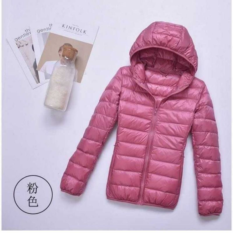 2025女装新款轻薄羽绒服女连帽短款时尚修身薄款轻便大码超轻外套|undefined