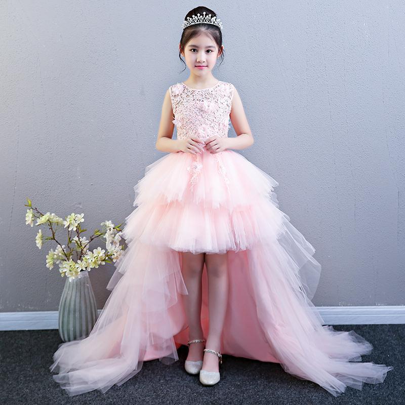 Children's Dress Trailing Flower Girl Dr...