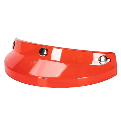 helmet visor modified brim | Motorcycle Safety Supplies - transparent-red