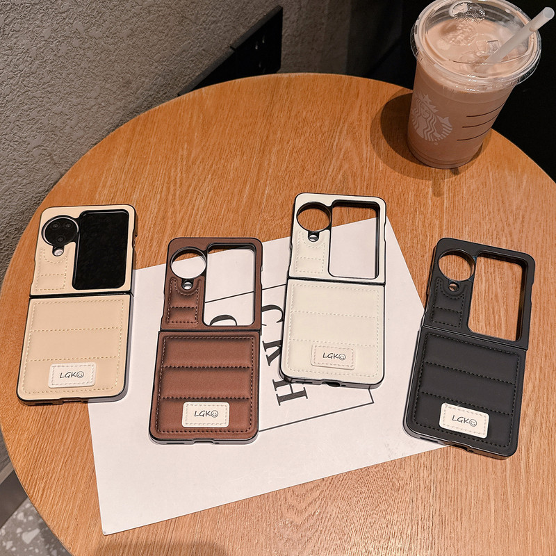 Suitable for Vivoxflip North Face down Jacket Findn3Flip Phone Case Razr60 Anti-Fall Purax Protective Case