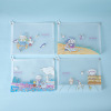 Cartoon storage bag for folders with zipper, wholesale