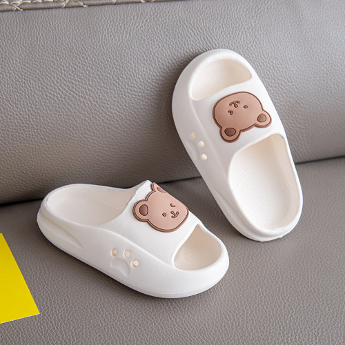 Step-on Feeling Children's Slippers Summer Girl Child Indoor Cartoon Cute Non-slip Soft Sole Parent-child Boy Child Baby Cooling Slippers