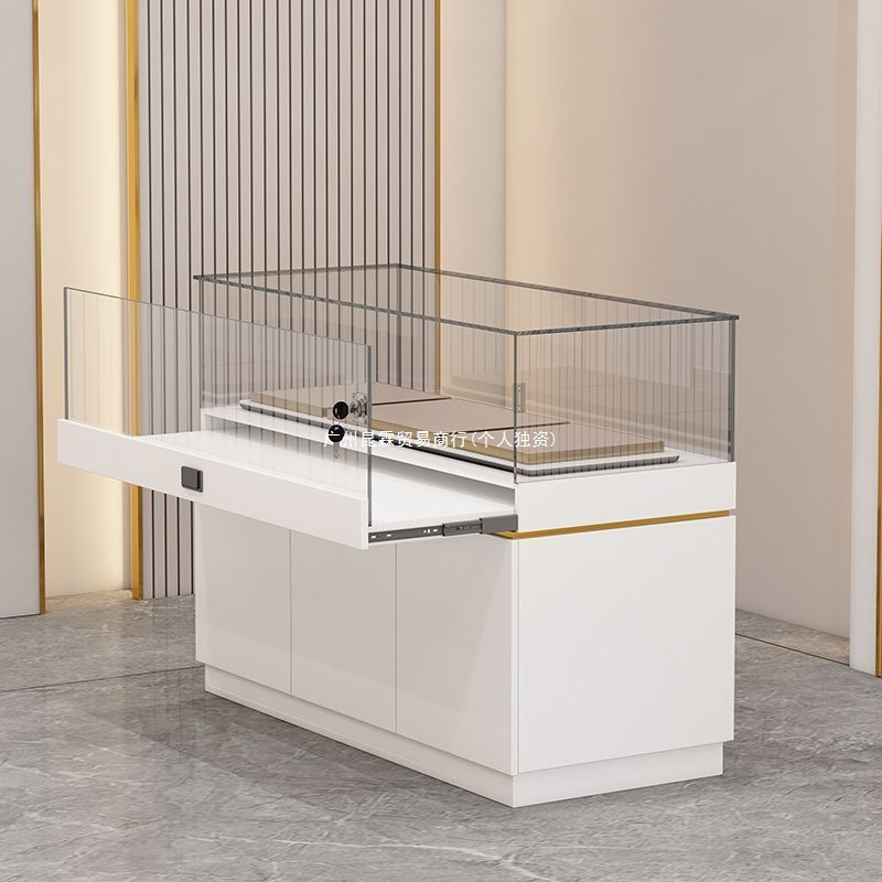 商场展厅玻璃展示柜珠宝化妆品首饰手机柜台博物馆文物样品陈列柜