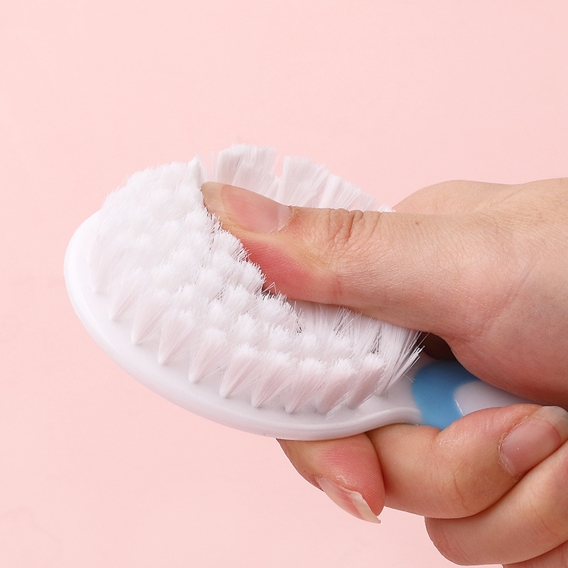 Pein transfronterizo para bebés cepillo de lana para bebés masaje conjunto de peinado de pelo suave limpio para recién nacidos de baño de peinado de baño