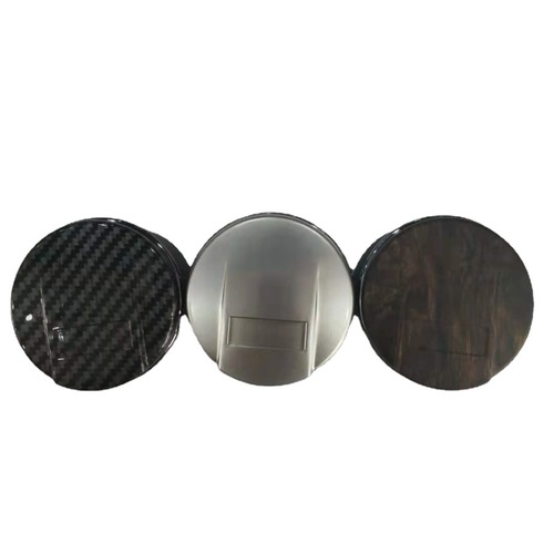 Car Ashtray Ceramic Creative Trendy LED Light with Lid Multi-functional Car Exclusive High-end Ashtray 