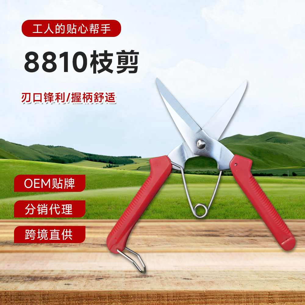 园林工具枝盆景园艺剪刀多功能树枝剪摘果剪葡萄剪柑橘剪刀批发