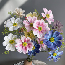 3D布料大格桑花仿真花 清新田园风家居装饰假花婚庆花艺波斯菊