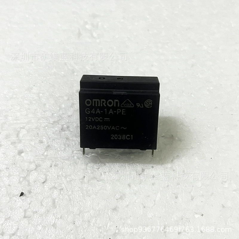 G4A-1A-PE 12VDC 一组常开4脚20A欧姆龙OMRON小型继电器