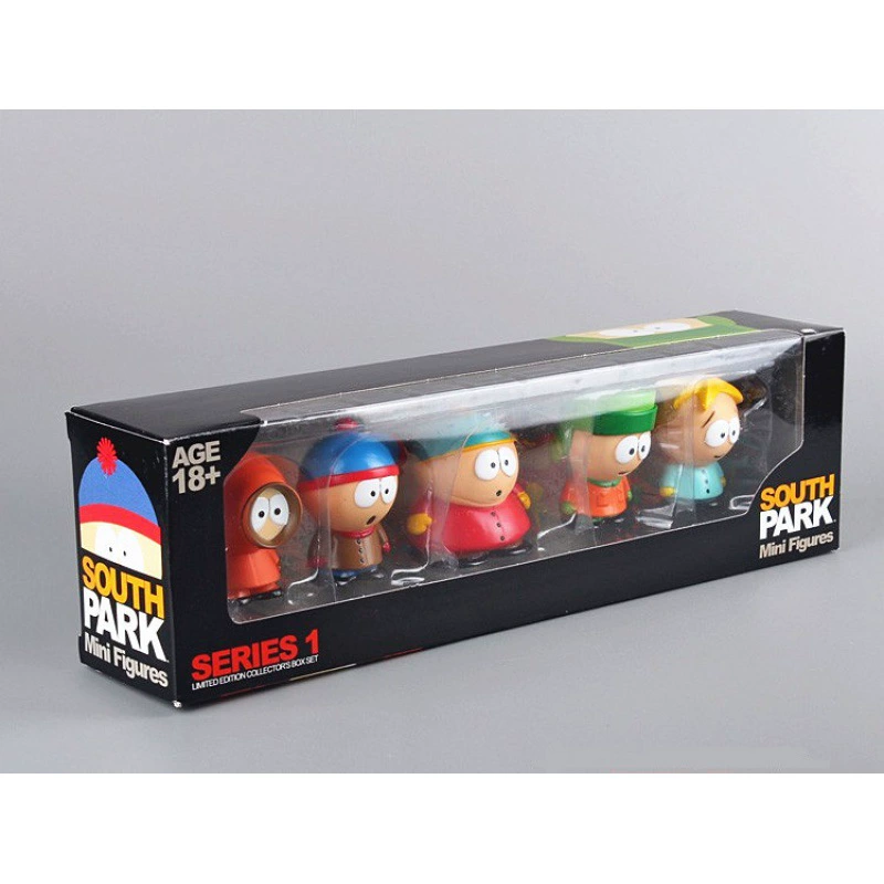 Фигурки (South Park) набор из 5 шт., ≈6 см, пластиковые, в коробке/в пакете OPP