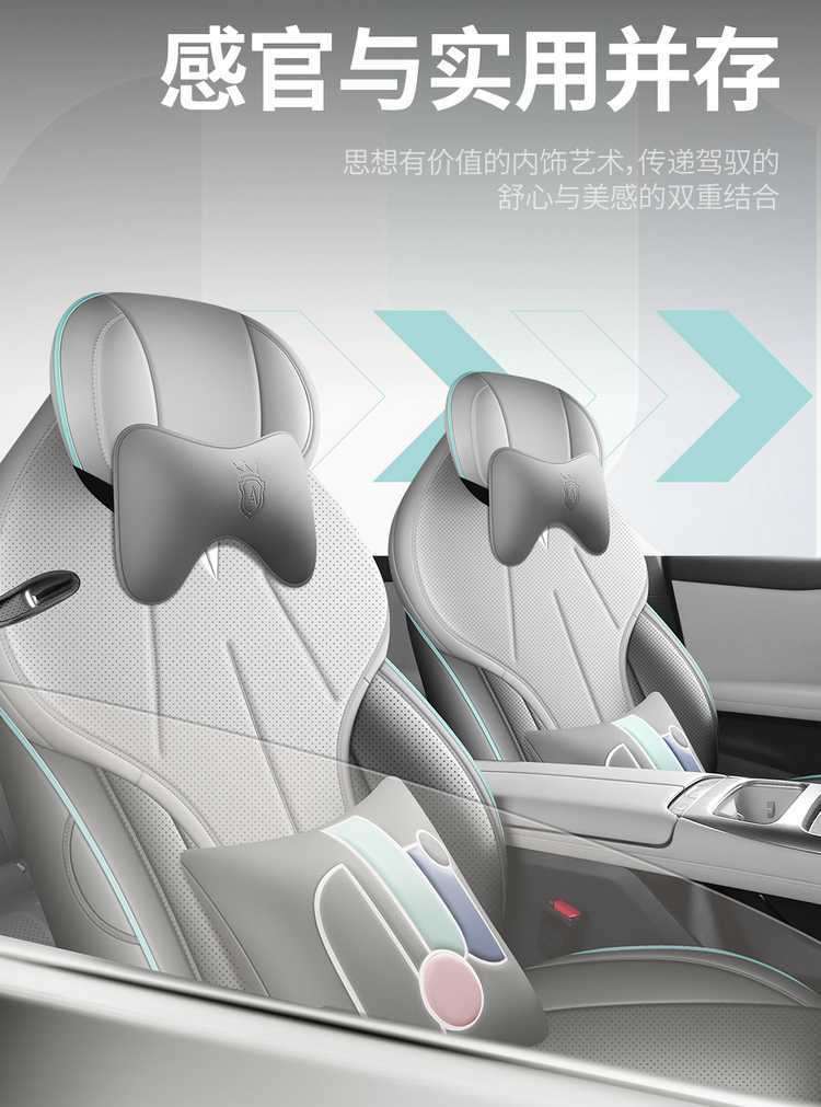New dark blue L07 car seat covers, suitable for all seasons, full surround leather, five-seater, dark blue, special L07 seat cushion covers