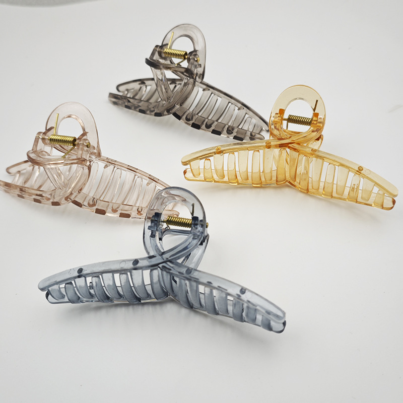 60g Weight Hair Claws Hair Accessories Type 1 Piece Quantity Holiday, Daily Occasion Plastic Material Solid Color Pattern Women's Gender Spray Paint Design Simple Style, Classic Style Style Women's Simple Style Classic Style Solid Color Plastic Spray Paint Hair Claws 2