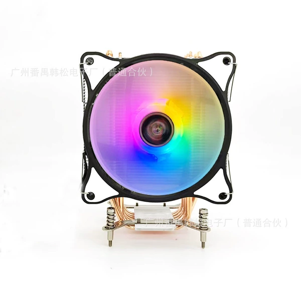 Colorful light 3-pin single fan