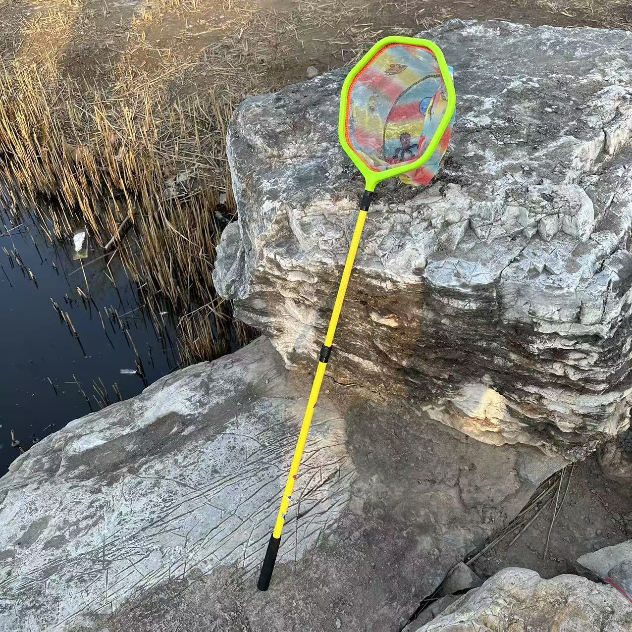 Copiar la red de pesca de los niños Copiar la red de pesca de pescado fuerte super duro bolsillo de pesca de pescado de niños pequeños peces al aire libre camarones captura mariposas