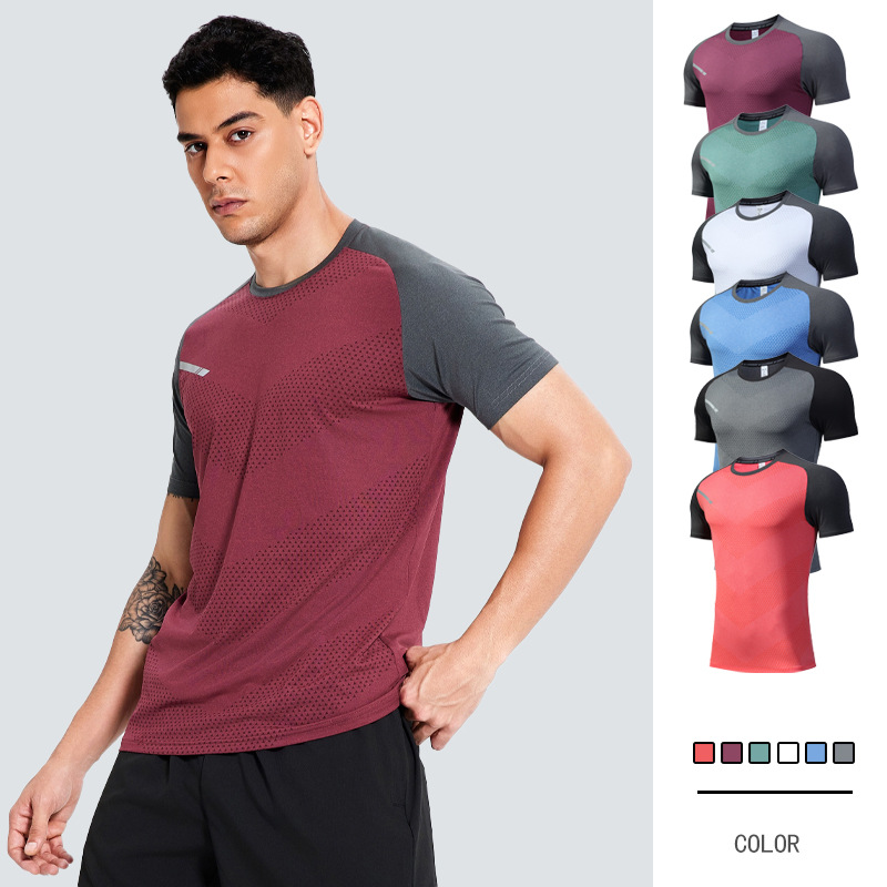 Breathable Quick-Drying Sports Casual Short-Sleeved T-Shirts for Men and Women, Summer Fitness Hiking and Running Sportswear Quick-Drying Clothes
