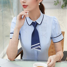 韩版女士职业装空姐前台银行酒店JK制服水兵舞蹈领花