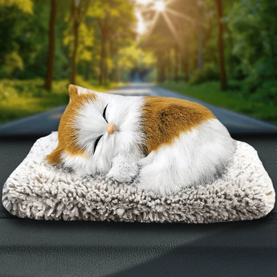 Items, Realistic Cat and Dog Bamboo: Aktiv kömürlü qoxu uducular - small-yellow-block-cat