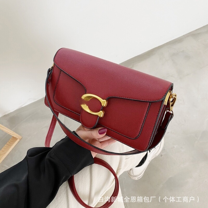 女性用の外国貿易人気バッグ、新しい多用途でファッショナブルな無地のシングルショルダー脇の下バッグ、シンプルな質感のクロスボディバッグ|undefined