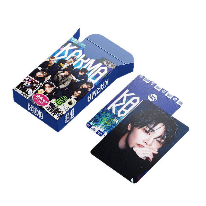95pcs新款SK男团小卡贴纸 SKIDS新专KARMA收藏LOMO卡 DIY涂鸦贴纸|undefined