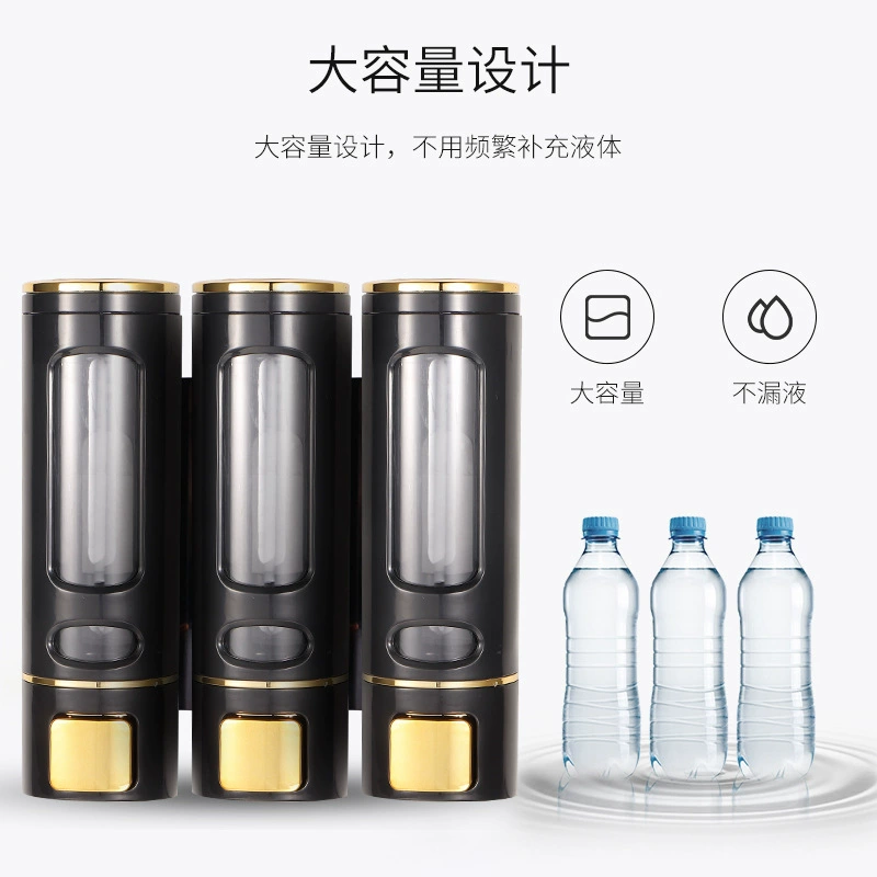 3 Hand Manual Plastic Soap, Kitchen Hotel ABS Handwashing Box Wall Guning Speed Machine Wholesale