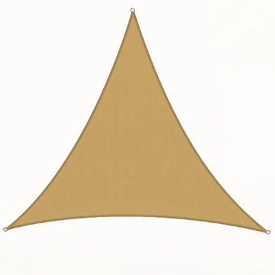 Market Commercial Street Rainproof and | Avtomobil yan çətirləri - sand-yellow-equilateral-triangle-22-2m