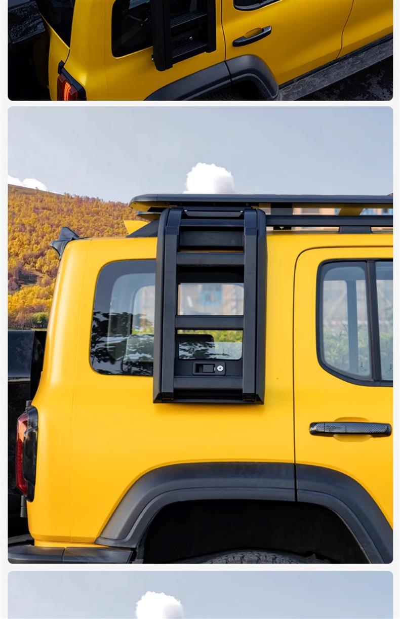 Tank 300 Roof Rack Aluminum Alloy Expansion Platform Luggage Frame Side Ladder Side Tent Backpack Modification Parts