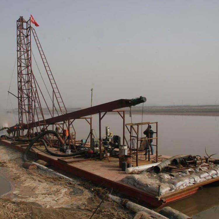 水力选金设备 水上采金船淘金船 采沙船挖沙船厂家 砂金选矿