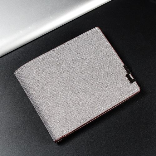 New Style Minimalist Denim Wallet Fashion Youth Horizontal Money Clip Large Capacity Multi-Card Slot Gift Ten Yuan Note Holder