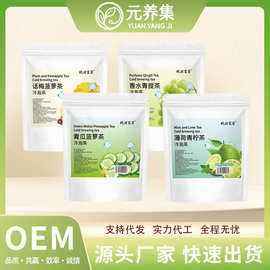水果冷泡茶包话梅菠萝青提薄荷青柠青瓜菠萝独立小包装组合花果茶