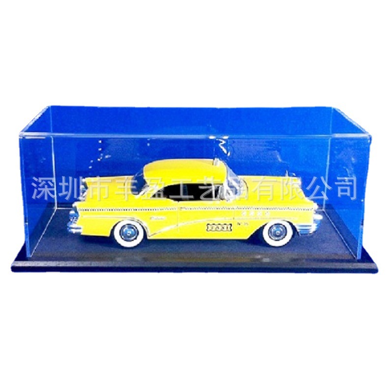 热销有机玻璃模型展示 高档防尘 亚克力车模展示盒批量生产