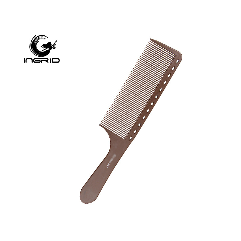 亚马逊美发梳沙龙理发师专用分区挑染尖尾梳塑料密齿梳防滑裁发梳