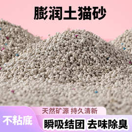 膨润土猫砂厂家跨境矿砂貓砂低粉尘小颗粒结团消臭猫砂日本东南亚