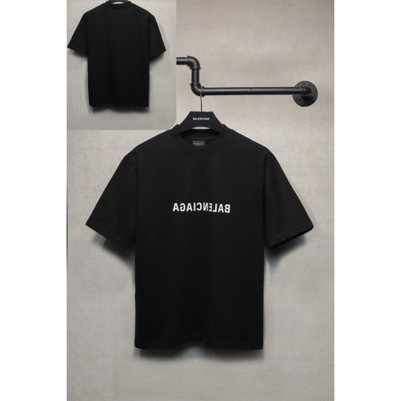 25ssクロスボーダー高品質タワーテーププリントレタードダメージ半袖Tシャツゆったり万能ワンピース卸売|undefined