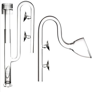 Aquarium equipment glass water inlet and outlet oil removal film water inlet horn grass outlet tank filter barrel pipe water inlet and outlet